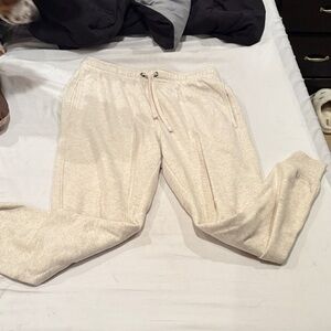 Goodfellow & Co Women’s Fleece Joggers Beige Heather M